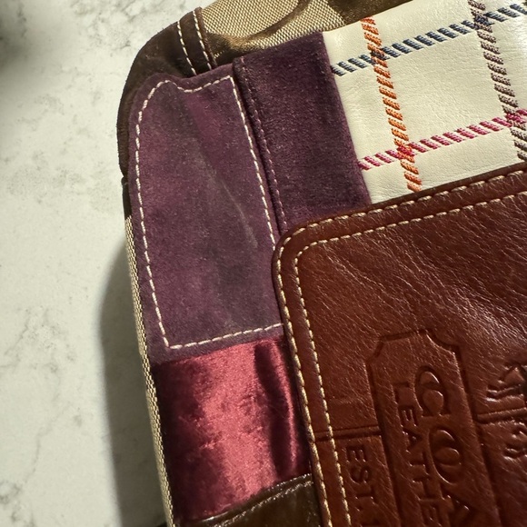 Coach Holiday Patchwork Galley Tote - Picture 11 of 12